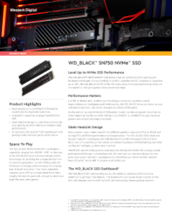 Wd Black Sn750 Nvme Ssd Western Digital